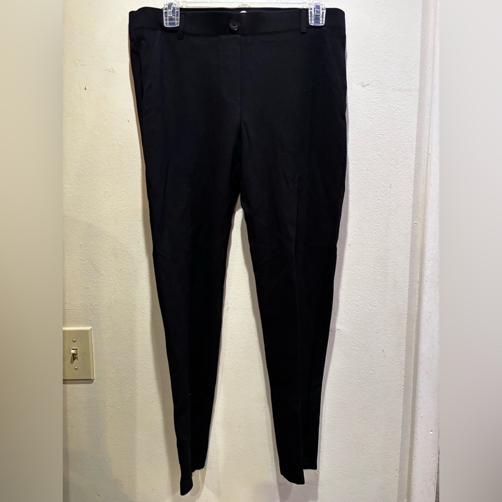 Woman's Betabrand Black Slim Fit Pants